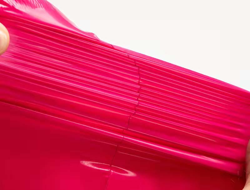 安乡玫红色快递袋-05